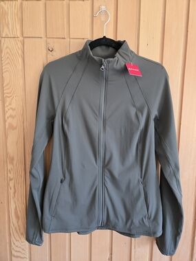 NWT | SPANX Countour Jacket In Dark Palm | Size Large